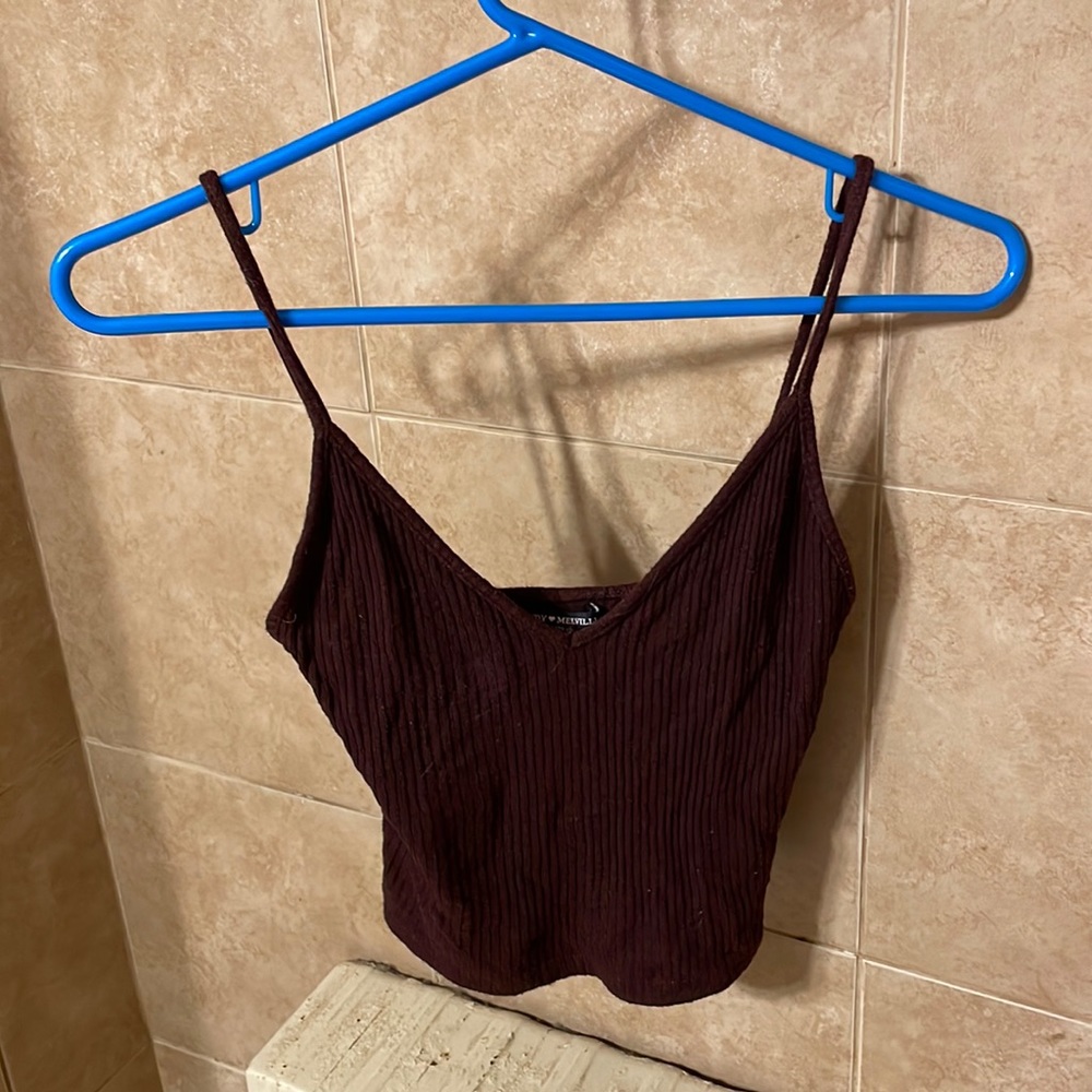 Brandy Melville cropped sweater tank